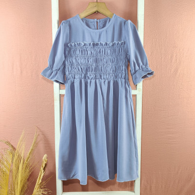 dress lavender longs fast colour CHN 38 (021204 I) - dress anak perempuan  